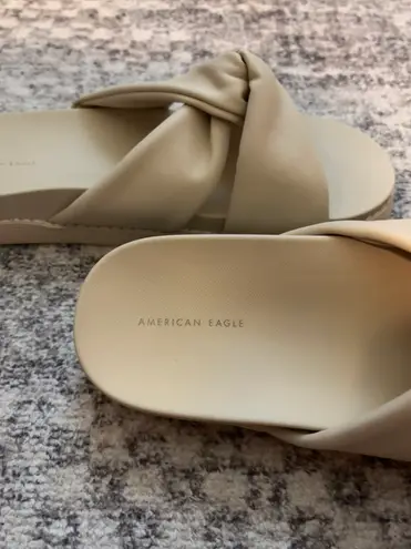 American Eagle Cream Sandals