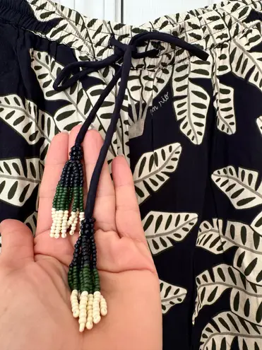 Farm Rio Tropical Print Pull-on Wide-Leg Pants, Size S