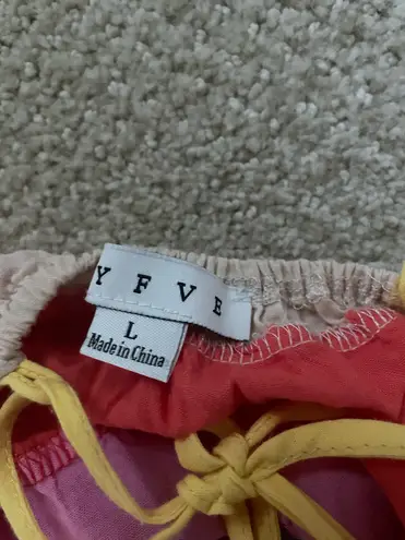 Dress Up  Color Block Top