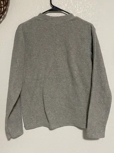 Looney Tunes Vintage Warner Bros On The Prowl Fleece Pullover V Neck Size Small