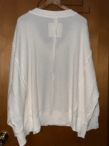 American Eagle Outfitters Waffle Knit Top NWT Size X-Large