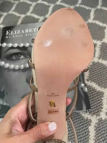 Veronica Beard ANEESHA TOPAZ STRAPPY SANDALS SIZE 8!