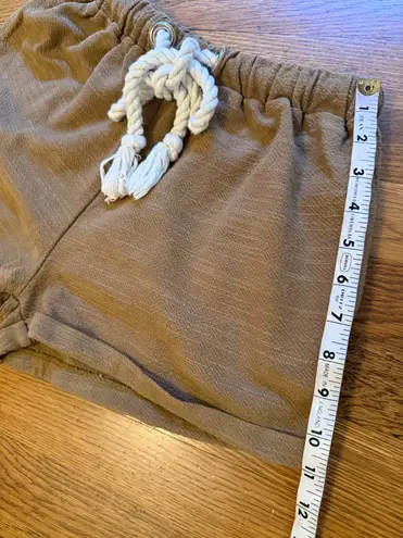 Rope drawstring short size s/M Tan