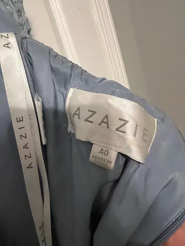 Azazie Dusty Blur Bora Bora Bridesmaid Dress