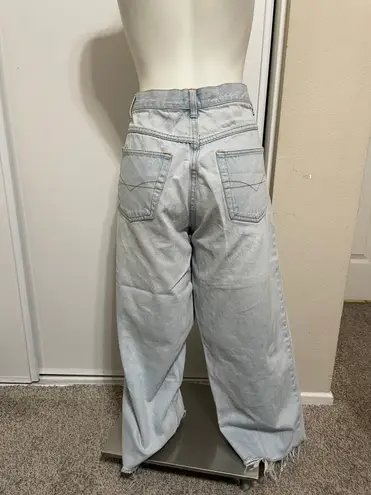 Anchor Blue Vintage Pleaded Baggy Jeans