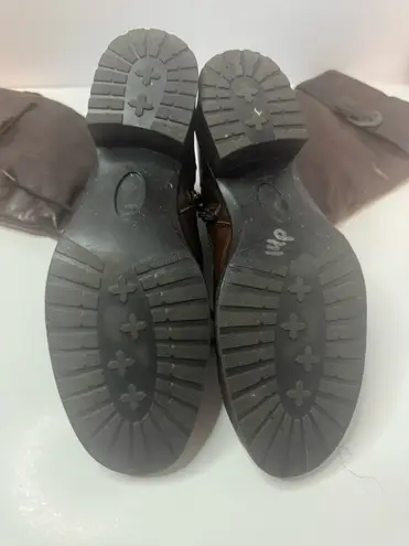 B.O.C. Brown Leather Tall Riding Boots Size 9