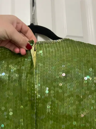 Papell Boutique Vintage 100% Silk Embellished Top (Size S-P)