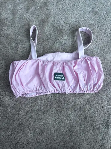 Daily Drills  Pink Bubble Set Bra and Shorts Nylon - Image 5