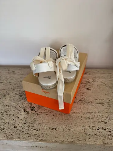 Castaner Anthro Castañer Kimita Tie-Up Espadrille Flats. Size 10. MSRP $189.95 