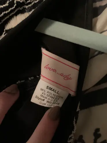 Love...Ady Black and White Lace Dress