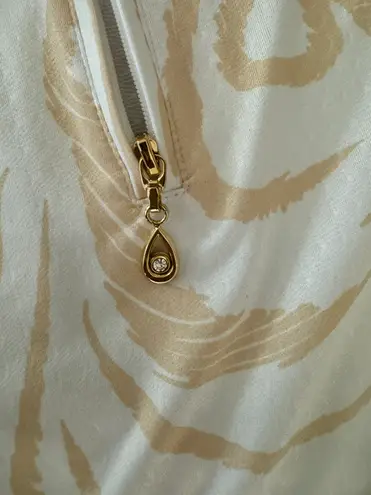 SanSoleil EUC Ladies SolCool Print Zip Collared Golf Sun Shirt. MSRP $104