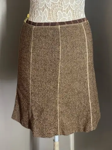 Piazza Sempione Brown Skirt Size M