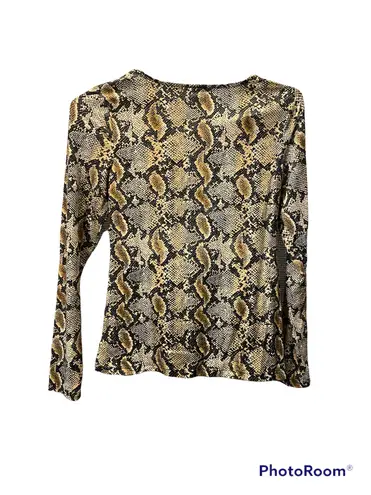 BKE Snake Print Top