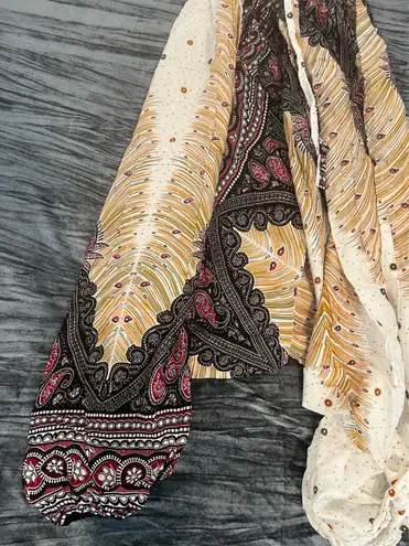 Kathmandu Imports Bohemian Jumpsuit with Paisley Print One size fits S-L By Kathmandu  - Image 2