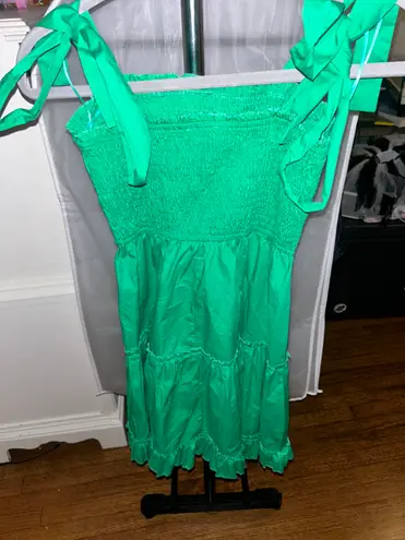 The Pants Store  GREEN FITTED SUNDRESS 