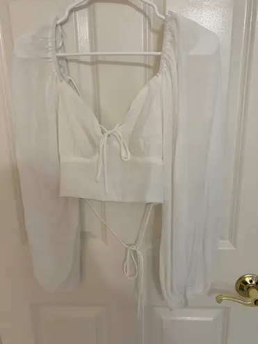 Lulus Backless Crop Top - Image 4