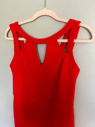 Bisou Bisou Red Orange Dress