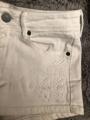 Kendall + Kylie High Waisted White Shorts