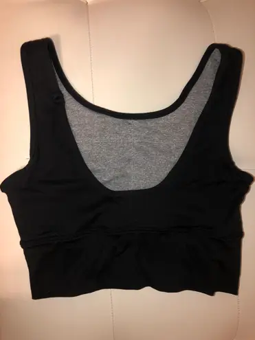 SheIn Black  Crop Athletic Top