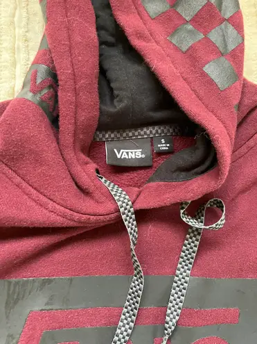 Vans Burgundy Hoodie