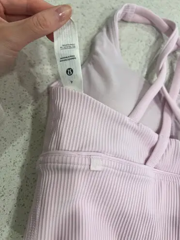 Lululemon Energy Longline Ribbed Bra