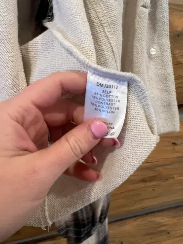 Dance & Marvel Pieced Knit Hooded Jacket