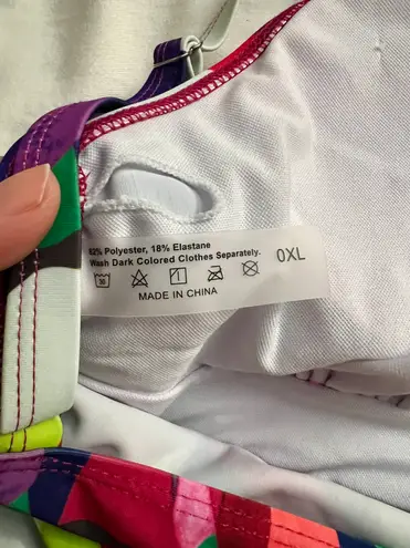 Vibrant Colorful Plus Bikini