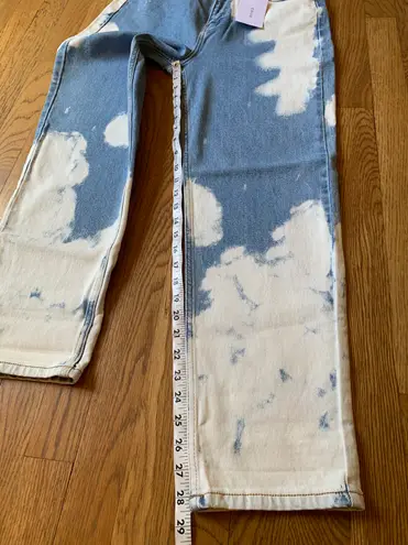 Cello High Rise Bleach dye Mom Jeans size 11