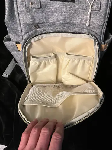 Diaper Bag Backpack Baby Bag Gray