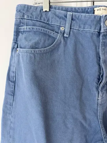 Free People FP We The Free Deep Trance Dropped Barrel Leg Boyfriend Jeans, Size 33 - Image 8