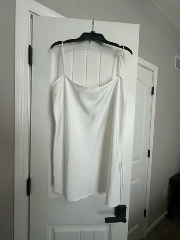 Untamed Petals Disco Sheer Dress with Feathers comes with Slip White Size XXL - Image 9