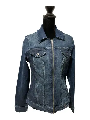 Guess Rigby Denim
Moto Zip
Distressed Blue
Jean Jacket Medium Blue