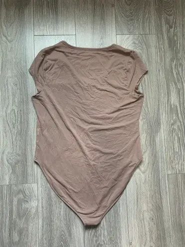 Old Navy  Scoop Neck Brown Tan Bodysuit