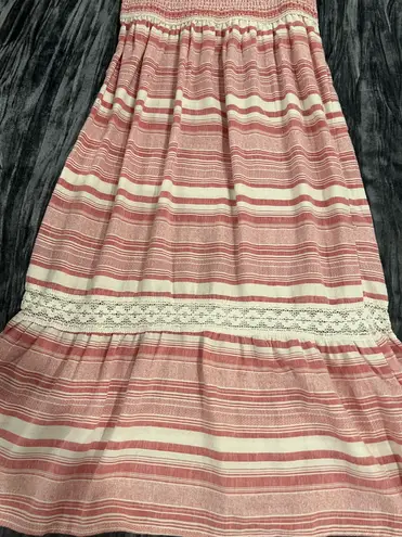 Speed Limit 98 Pink Striped Boho Style Maxi Dress Size M by Speed Limt - Image 3