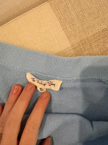 Charming Oaks Blue one shoulder  sweat shirt  thumbnail 2