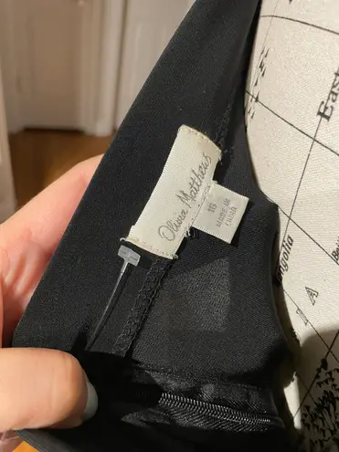 Olivia Miller Olivia Matthews Off Shoulder Marble Water Floral Print Asymmetric A-line Belt Formal Evening