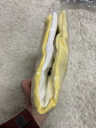 Denim & Co French Terry Dip Dye Long-Sleeve Tunic A346977 QVC Large Sun Yellow