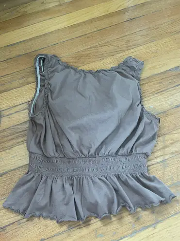 American Eagle peplum top size small