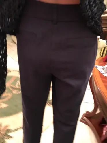 Alfani blue straight leg pants &side zipper size 6