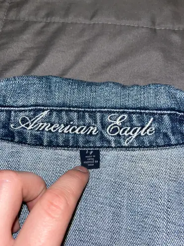 American Eagle Cropped Denim Jacket