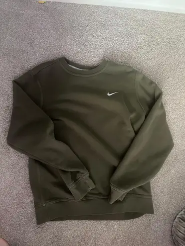 Nike Green Crew Neck Sweatshirt