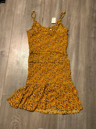 Aeropostale mustard yellow dress