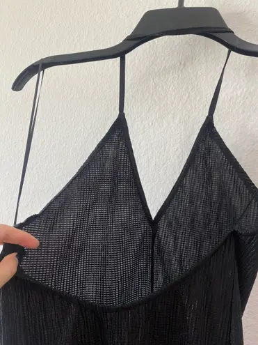 ZARA Basic Collection mesh black jumpsuit size S - Image 8