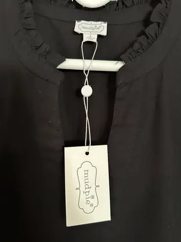 Mud Pie women’s black watson tiered dress