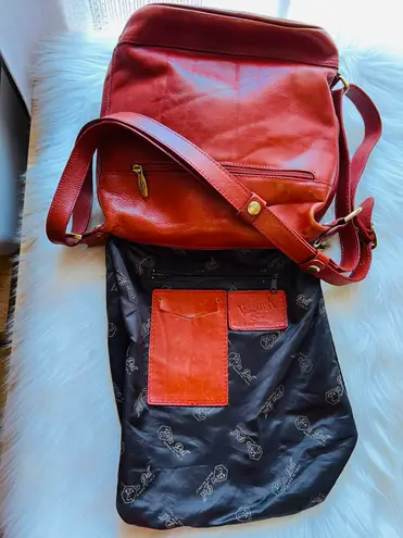 Valentina Bucket Purse Orange