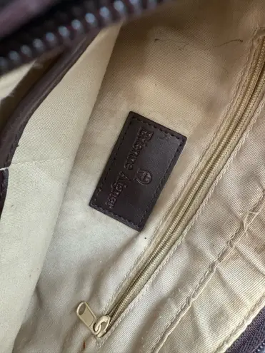 Etienne Aigner Vintage Jute Baguette Shoulder Bag