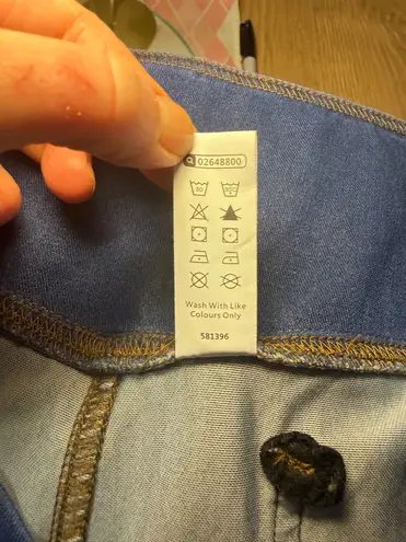 Halara  Flex™ High Waisted Crossover Pocket Cool Touch Breathable Washed Casual Jeans Size XL.  thumbnail 6