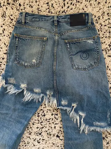 R13 Double Classic Denim Skirt Jeans