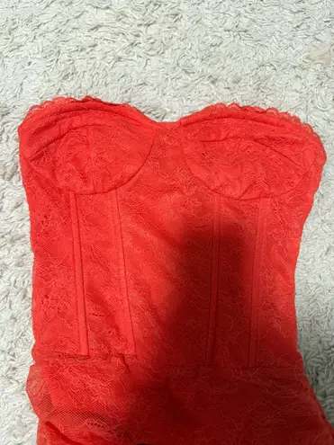 Red/orange hoco dress