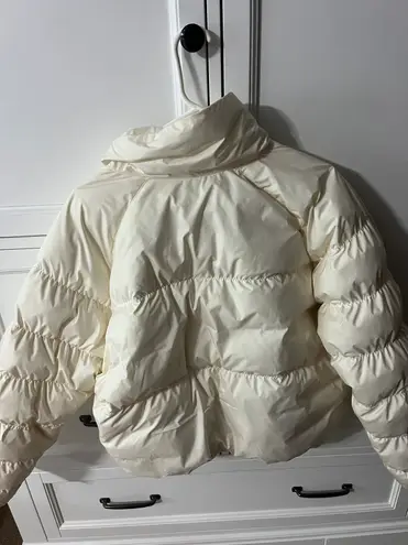 Nike White Puffer Jacket